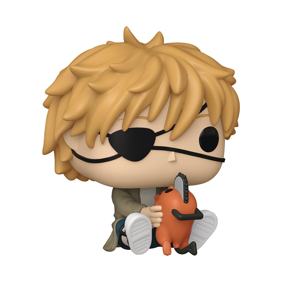 POP Animation Chainsaw Man Denji & Pochita Vinyl Figure