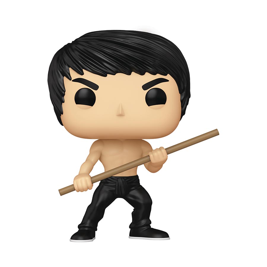 POP Icons Bruce Lee With Bo Staff Vinyl Figure