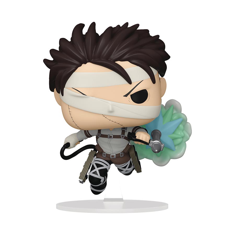POP Animation Attack On Titan Final Season Levi With Bandages Vinyl Figure