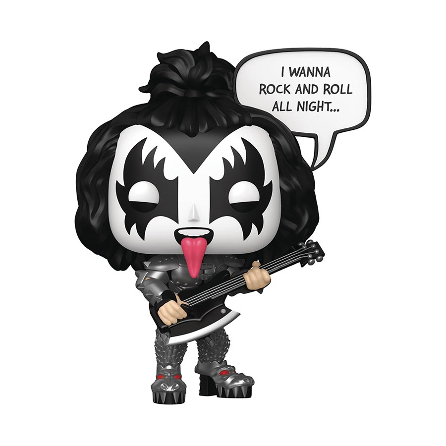 POP Sayings KISS The Demon Rock And Roll All Night Vinyl Figure