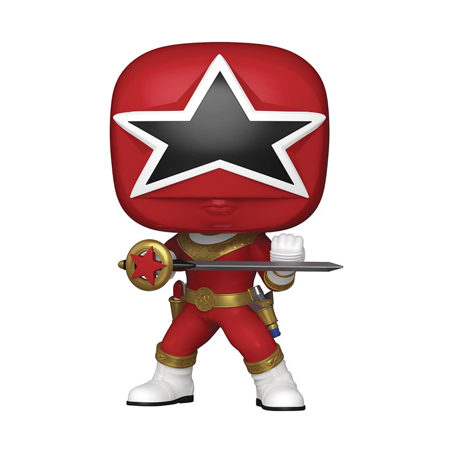 POP Television Power Rangers Zeo Red Ranger Vinyl Figure