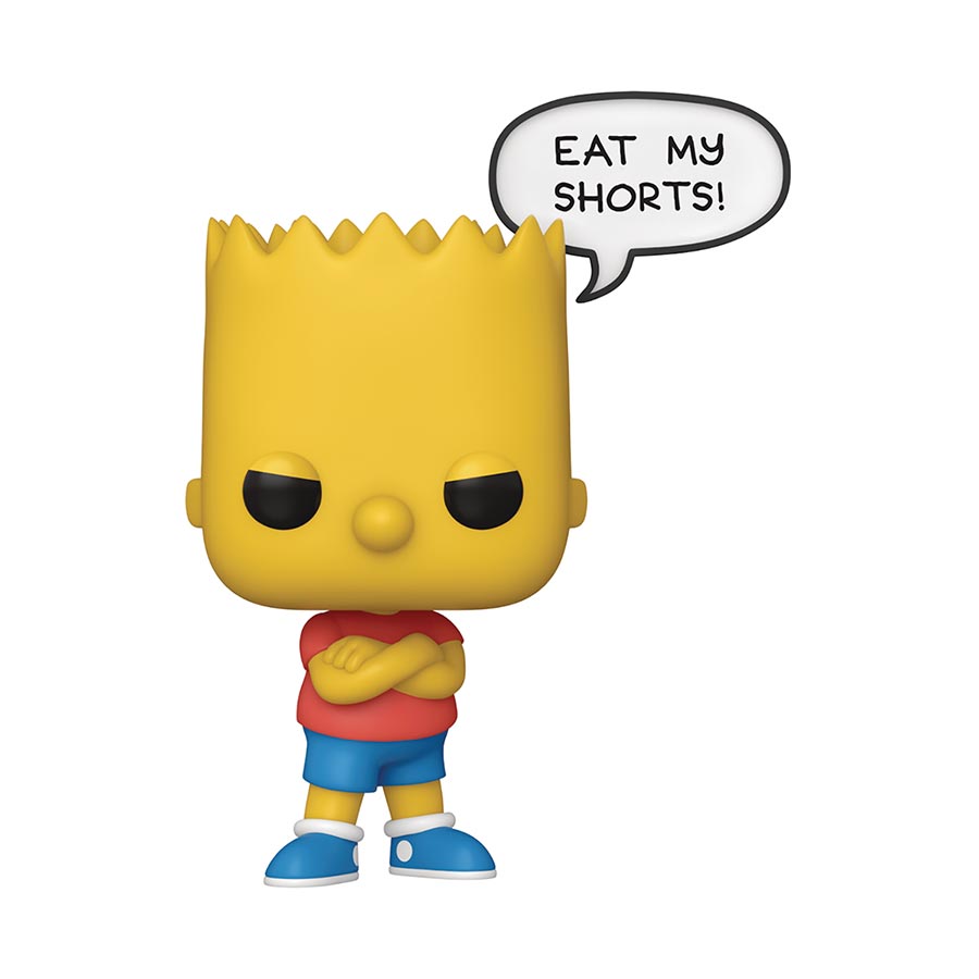 POP Sayings Simpsons Bart Simpson Eat My Shorts Vinyl Figure