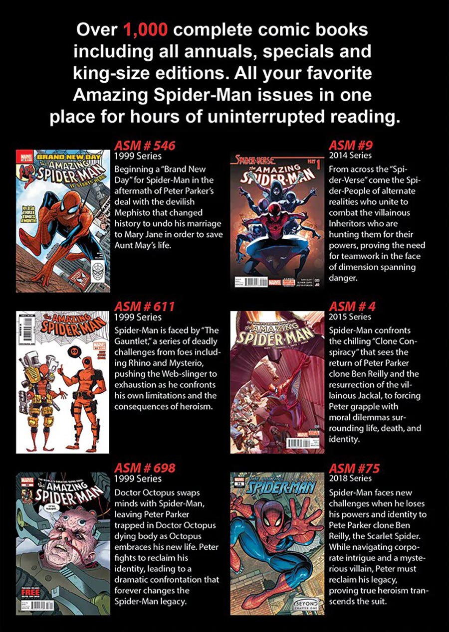 Amazing Spider-Man Complete Digital Comic Book Collection