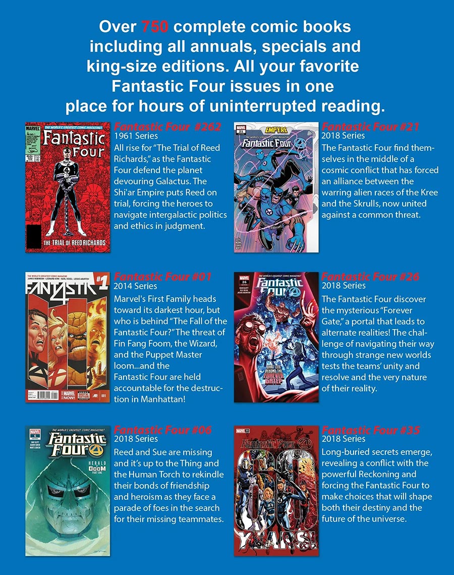 Fantastic Four Complete Digital Comic Book Collection 
