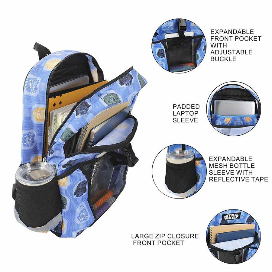 Star Wars All-Over-Print Youth Lunch Kit & Backpack Set