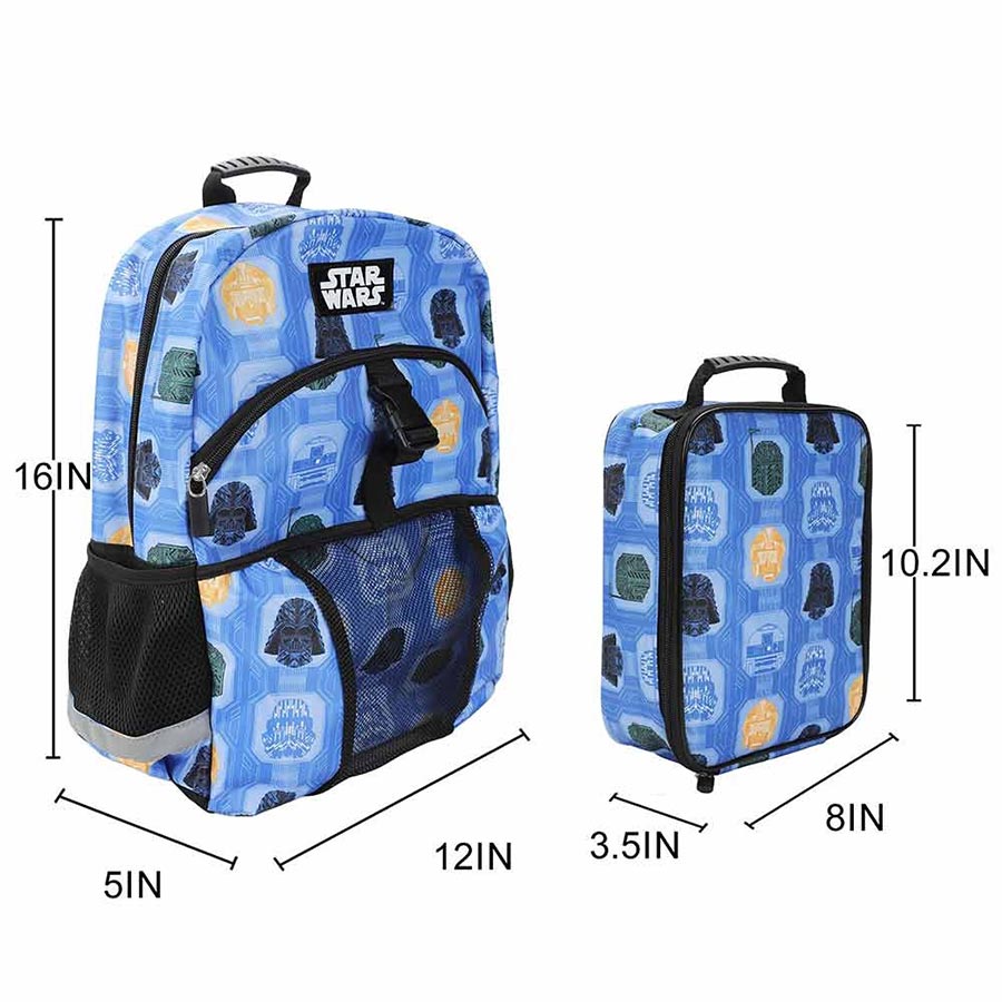Star Wars All-Over-Print Youth Lunch Kit & Backpack Set