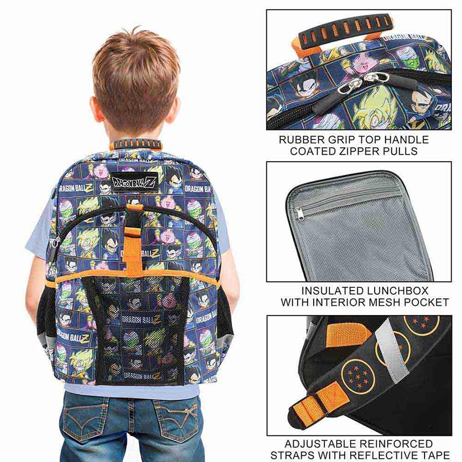 Dragon Ball Z All-Over-Print Youth Lunch Kit & Backpack Set