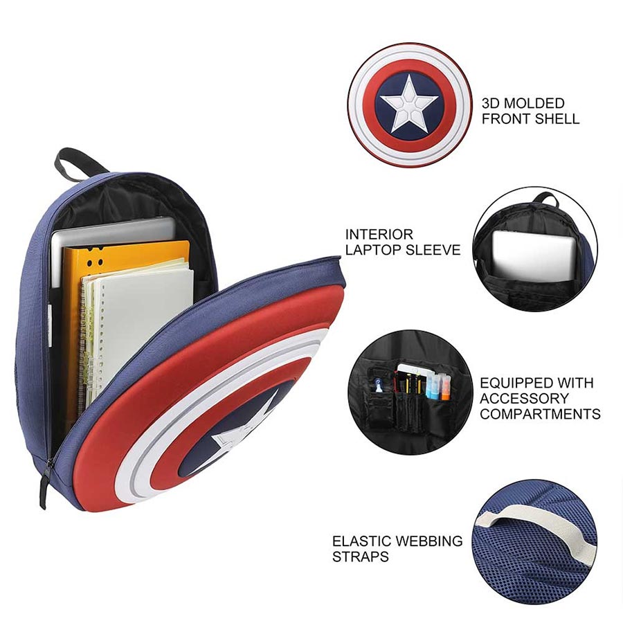 Marvel Captain America Shield Backpack