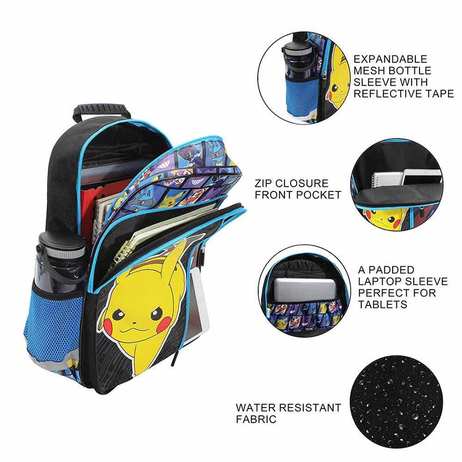 Pokemon Characters All-Over-Print Youth Backpack