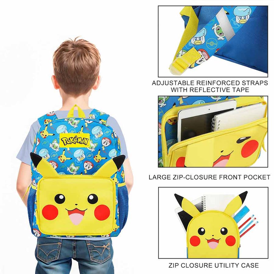 Pokemon Youth Utility Case & Backpack Set