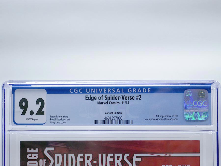 Edge Of Spider-Verse #2 Cover I Incentive Greg Land Variant Cover CGC 9.2