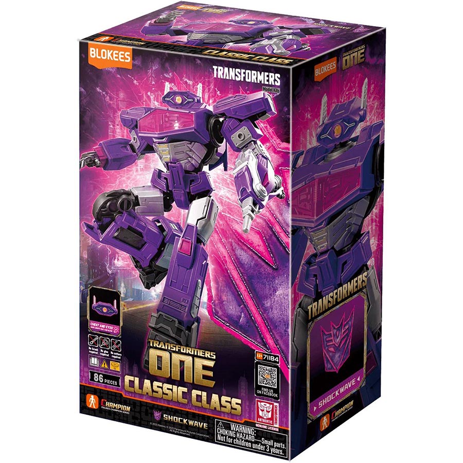 Blokees Transformers One Classic Class Shockwave Model Kit