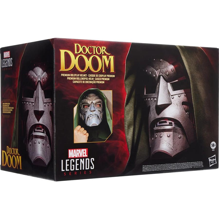 Fantastic Four Marvel Legends Doctor Doom Premium Roleplay Helmet Prop Replica