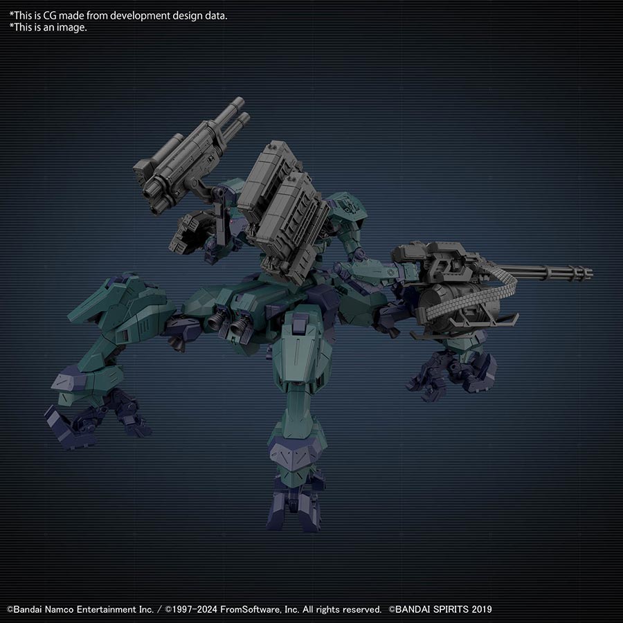 30 Minutes Missions Armored Core VI Fires Of Rubicon Kit #03 Balam Industries BD-011 Melander Liger Tail / G1 Michigan
