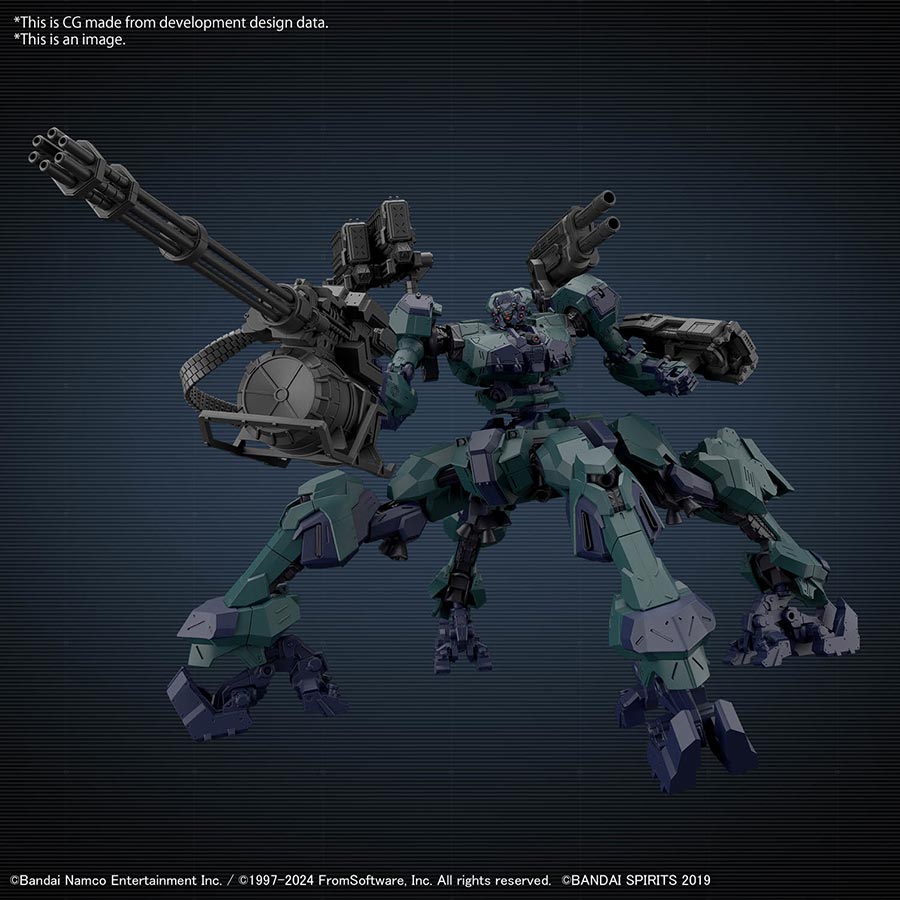30 Minutes Missions Armored Core VI Fires Of Rubicon Kit #03 Balam Industries BD-011 Melander Liger Tail / G1 Michigan