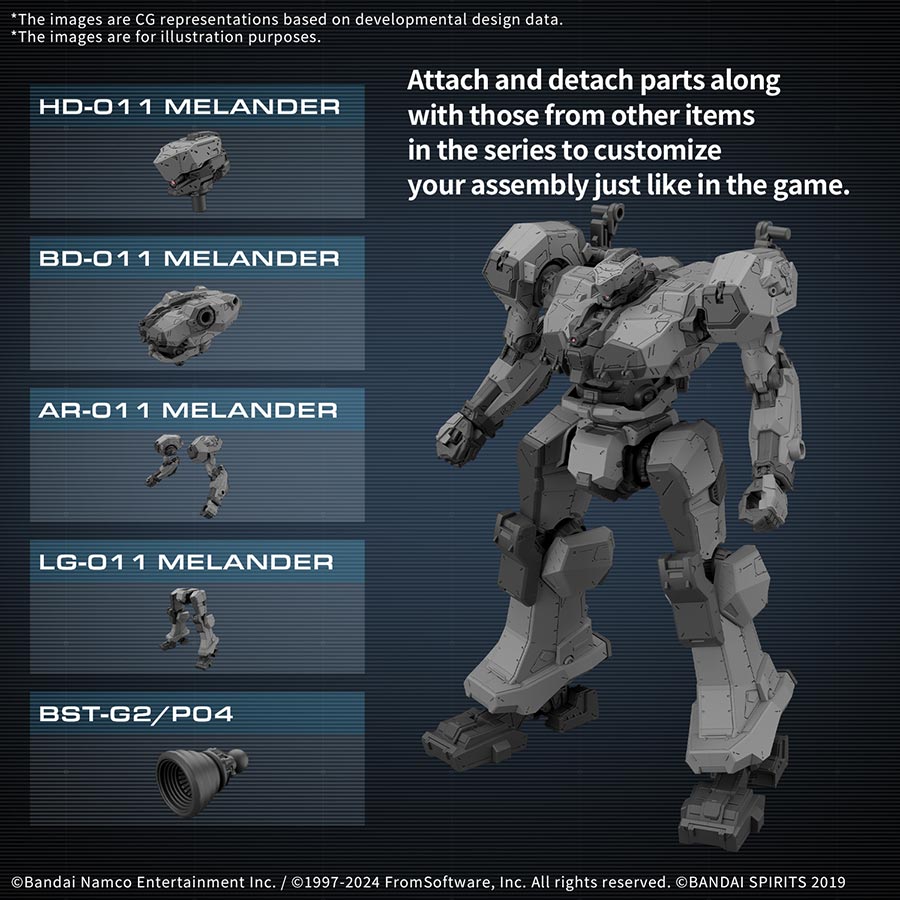30 Minutes Missions Armored Core VI Fires Of Rubicon Kit #06 Balam Industries BD-011 Melander