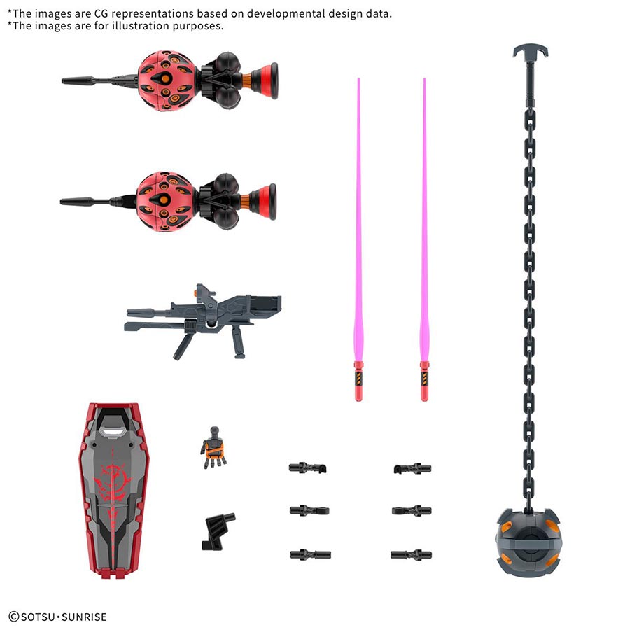 Gundam GquuuuuuX High Grade 1/144 Kit #4 Red Gundam