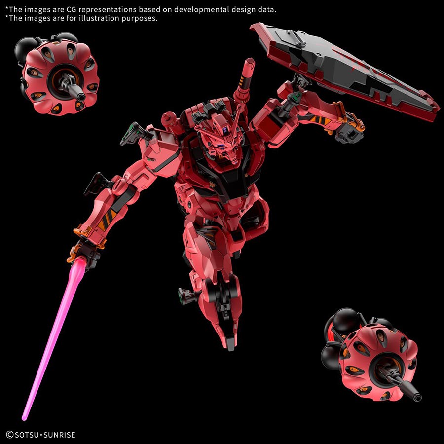 Gundam GquuuuuuX High Grade 1/144 Kit #4 Red Gundam
