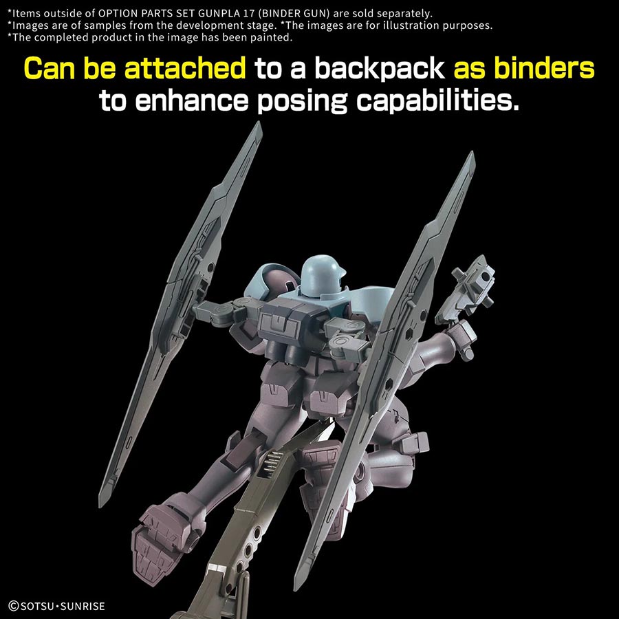 Option Parts Set Gunpla Kit #17 - Binder Gun