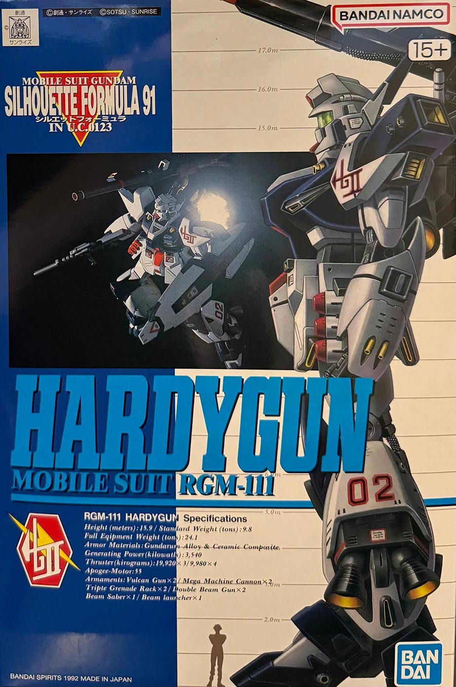 Gundam Silhouette Formula 91 1/100 Kit #1 RGM-111 Hardygun