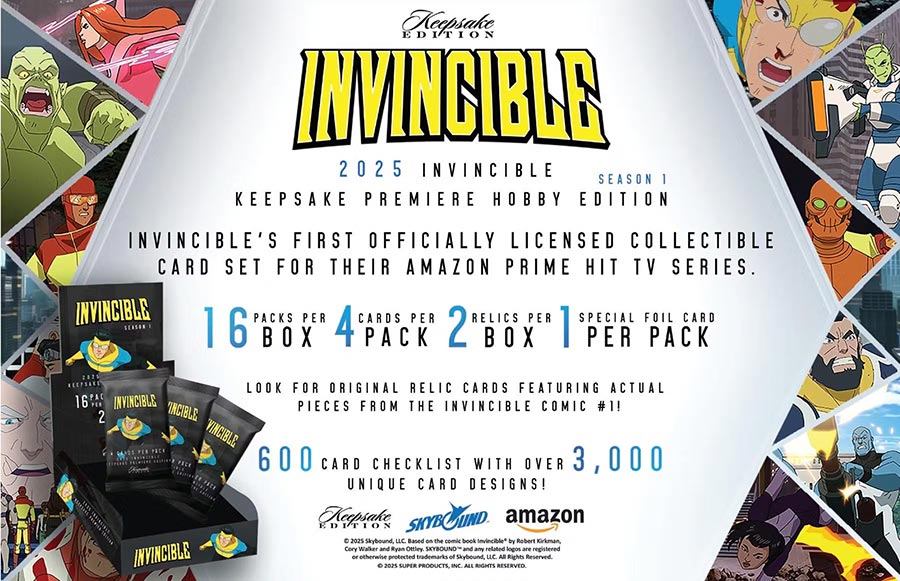 Invincible Season 1 Keepsake Premiere 2025 Hobby Edition