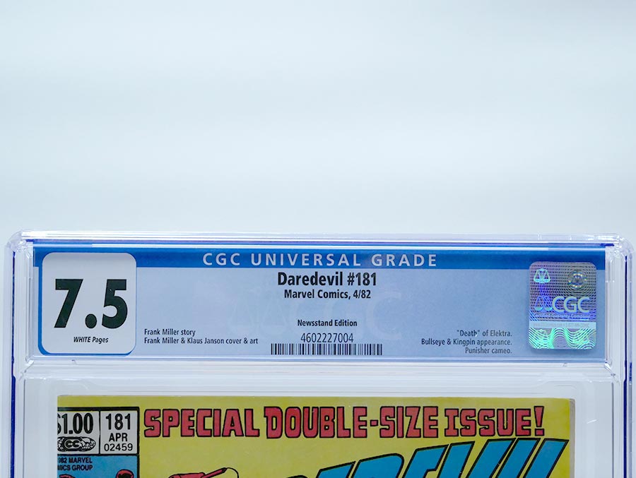 Daredevil #181 Cover F 1st Ptg CGC 7.5