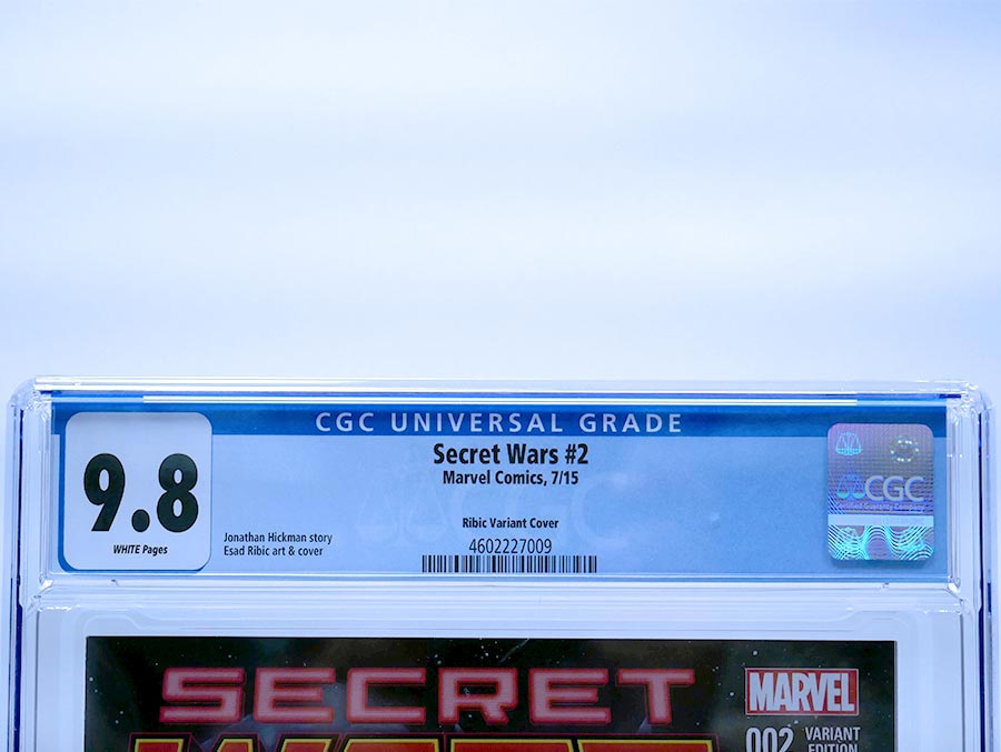 Secret Wars #2 Cover L Incentive Esad Ribic Variant Cover CGC 9.8