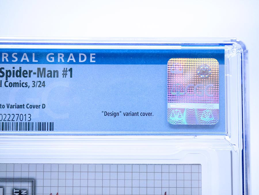 Ultimate Spider-Man Vol 2 #1 Cover Z-E Incentive Marco Checchetto Design Variant Cover CGC 9.8
