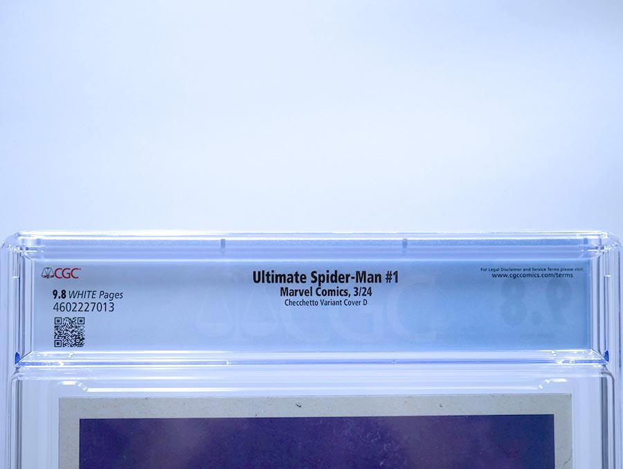 Ultimate Spider-Man Vol 2 #1 Cover Z-E Incentive Marco Checchetto Design Variant Cover CGC 9.8