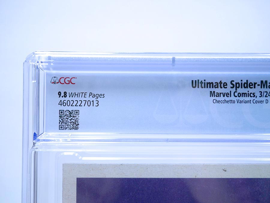 Ultimate Spider-Man Vol 2 #1 Cover Z-E Incentive Marco Checchetto Design Variant Cover CGC 9.8