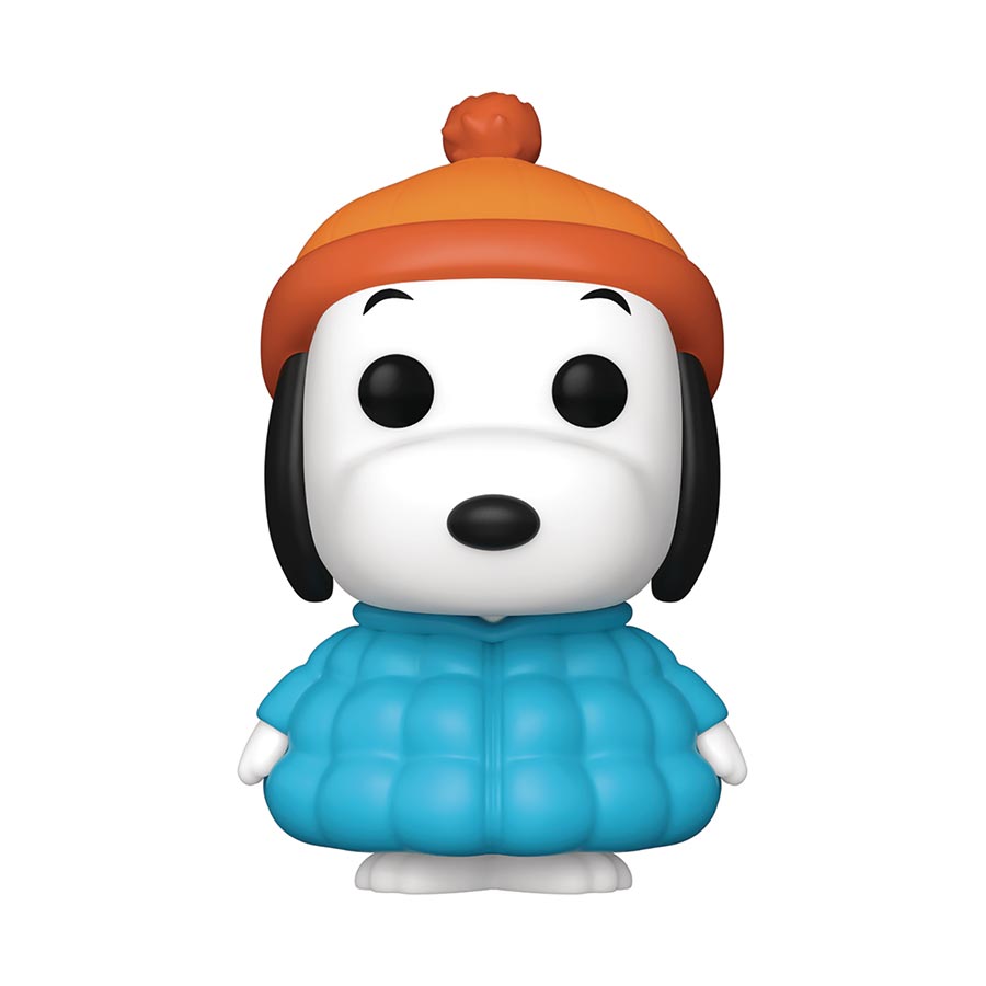 POP Animation Peanuts Snoopy In Puffer Jacket Chase Vinyl Figure