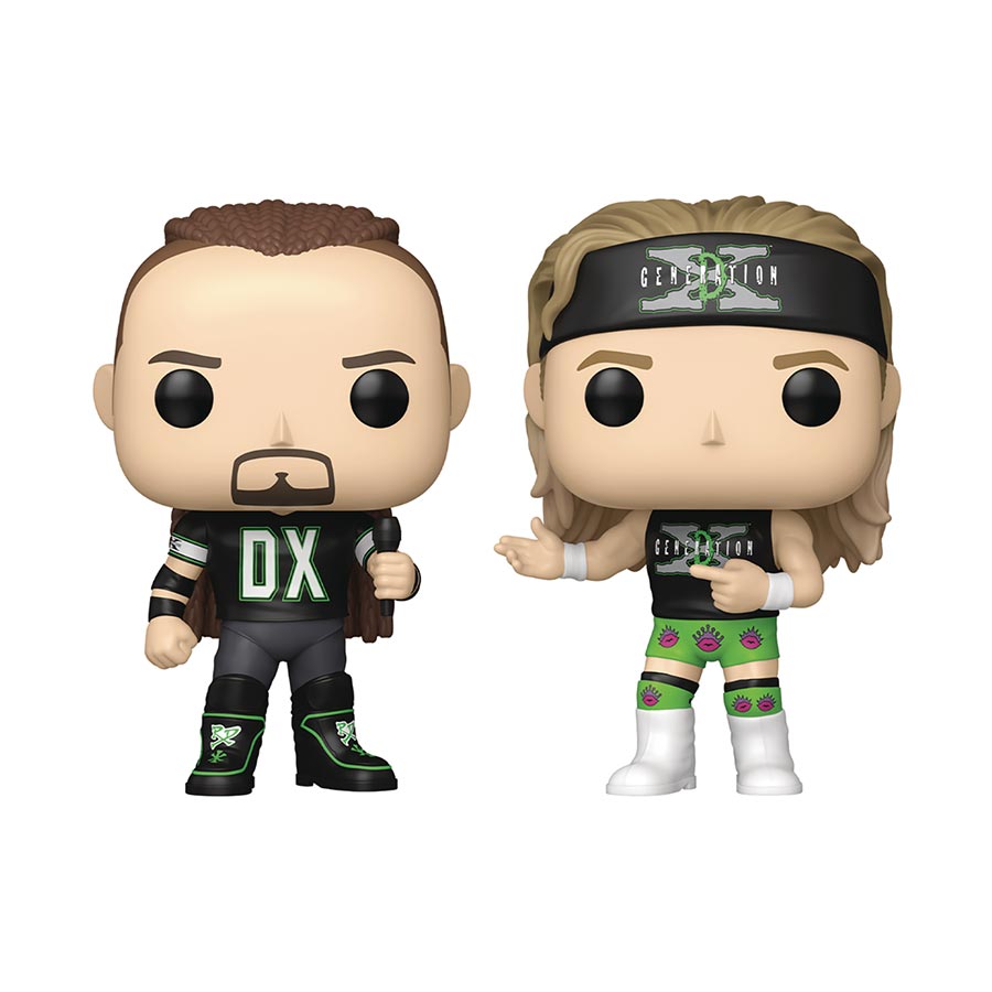 POP WWE New Age Outlaws Road Dogg Jesse James & Billy Gunn Vinyl Figures