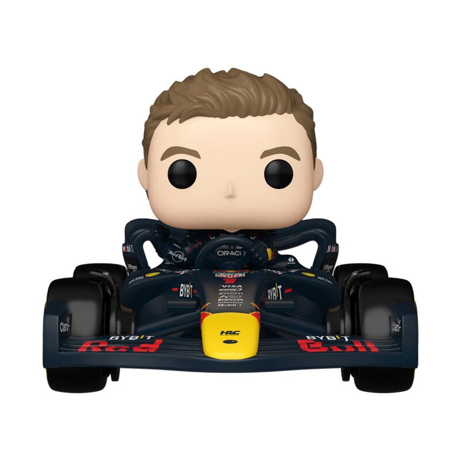 POP Rides Super Deluxe Max Verstappen With RB20 Vinyl Figure