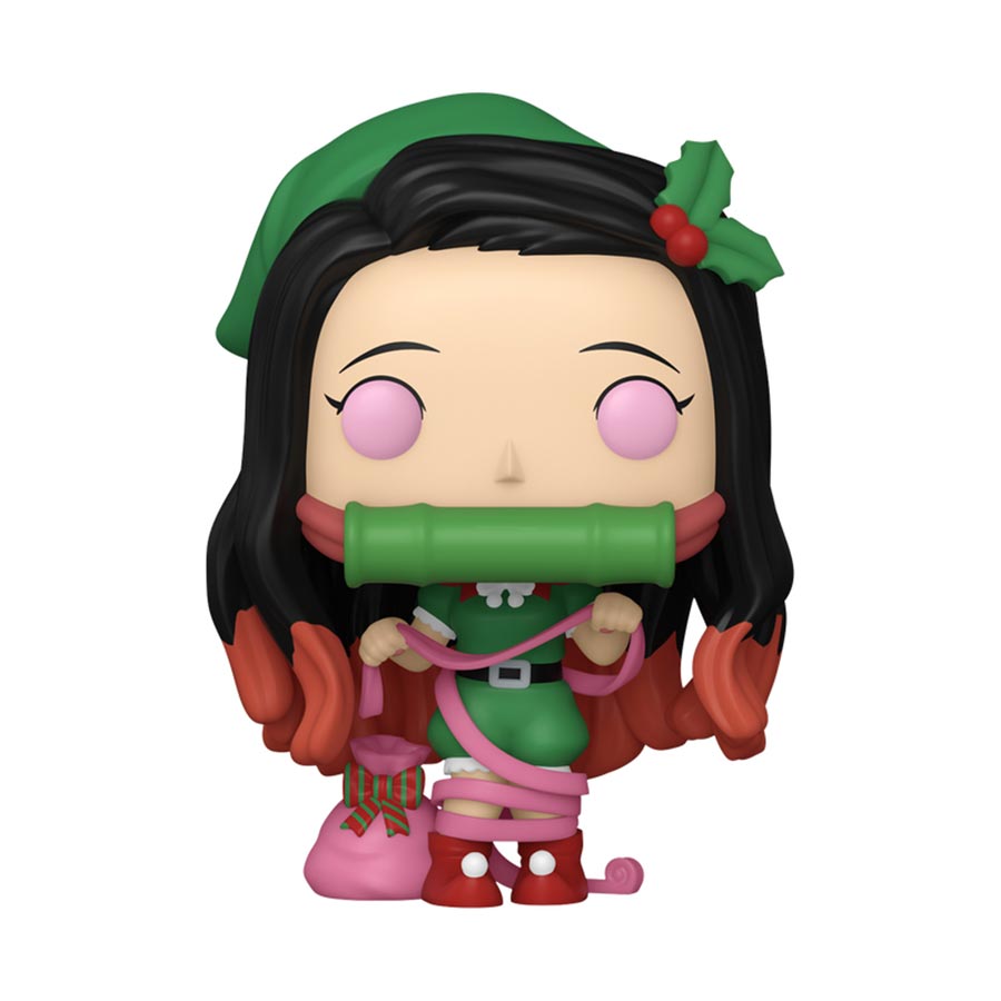 POP Plus Demon Slayer Kimetsu No Yaiba Nezuko Kamado Holiday Outfit Vinyl Figure