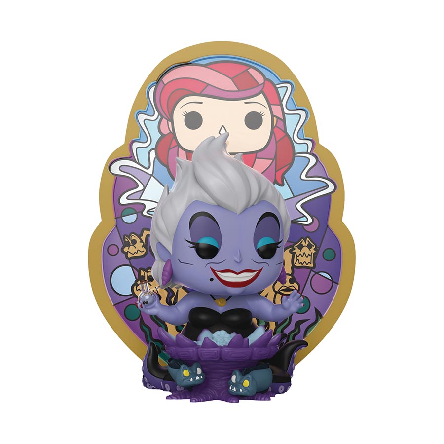 POP Deluxe The Little Mermaid Ursula Ariel Stained Glass Vinyl Figure