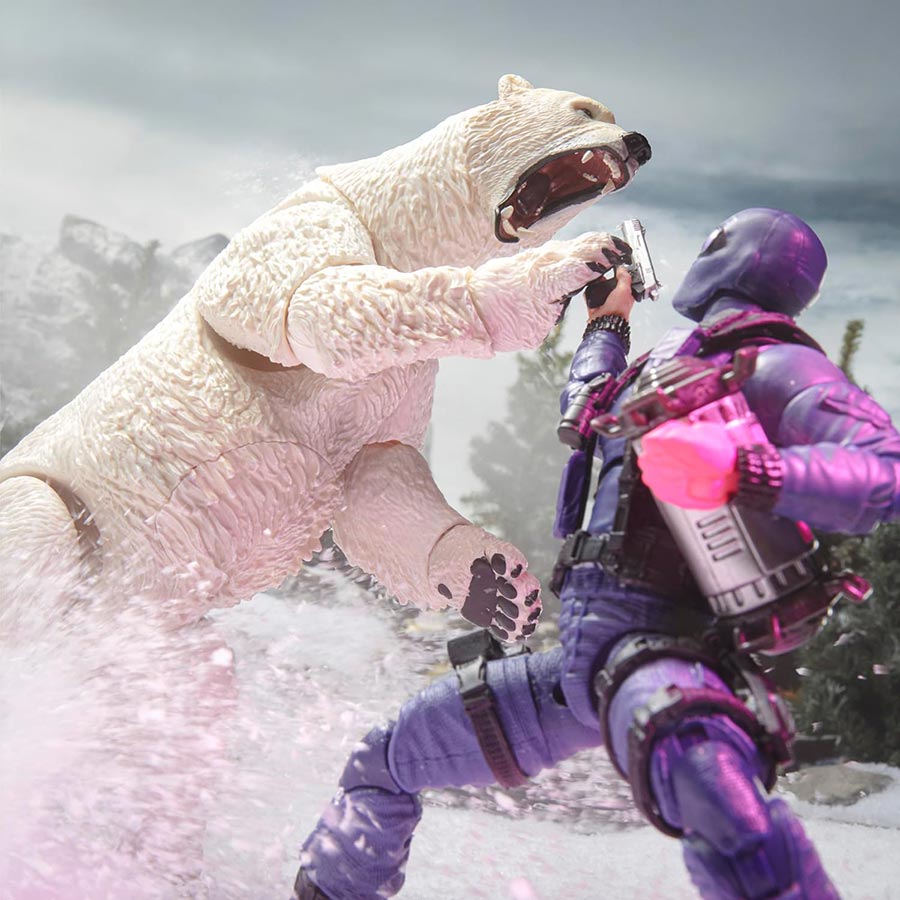 GI Joe Classified Series Snake Eyes 6-Inch Action Figure With Polar Bear