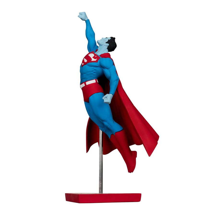 DC Direct Superman By Gary Frank Superman Red And Blue 1/10 Scale Resin Statue