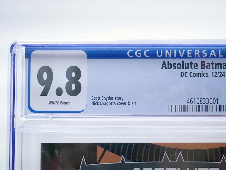 Absolute Batman #1 Cover Z-P Regular Nick Dragotta Cover CGC 9.8 (DC All In)
