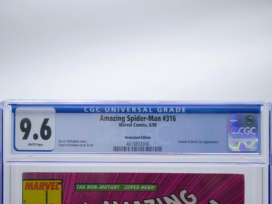 Amazing Spider-Man #316 Cover E Newsstand Edition CGC 9.6
