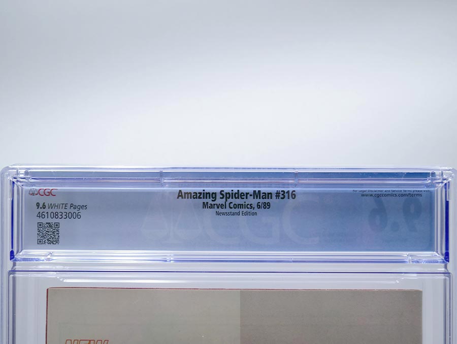 Amazing Spider-Man #316 Cover E Newsstand Edition CGC 9.6
