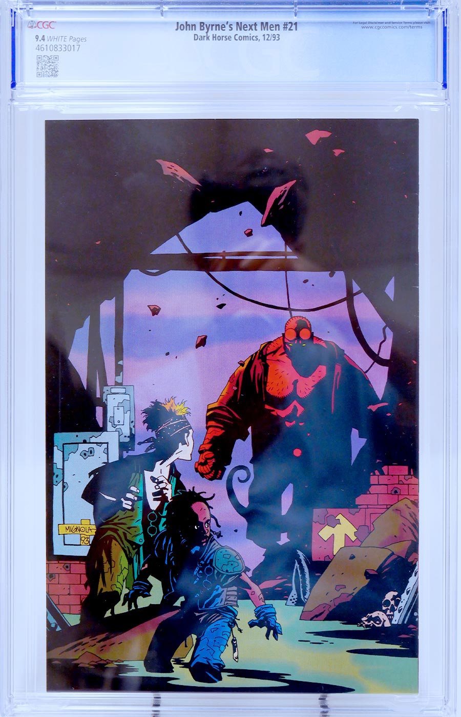 John Byrnes Next Men #21 Cover B CGC 9.4