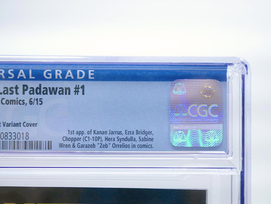 Kanan The Last Padawan #1 Cover J Incentive Killian Plunkett Variant Cover CGC 9.4