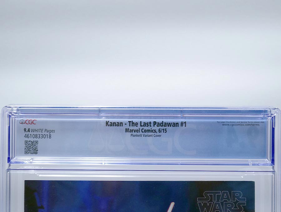 Kanan The Last Padawan #1 Cover J Incentive Killian Plunkett Variant Cover CGC 9.4