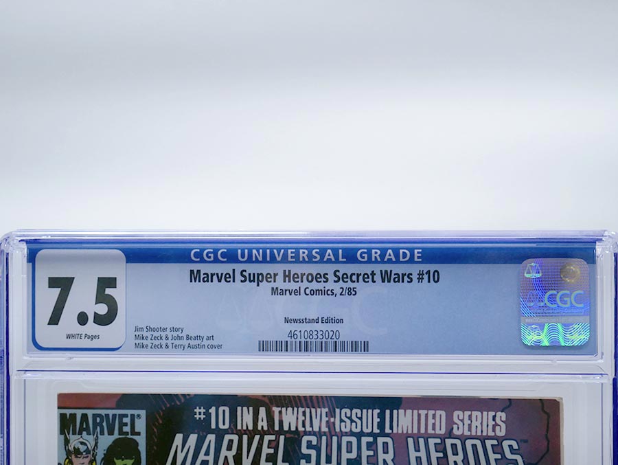 Marvel Super-Heroes Secret Wars #10 Cover G 1st Ptg CGC 7.5