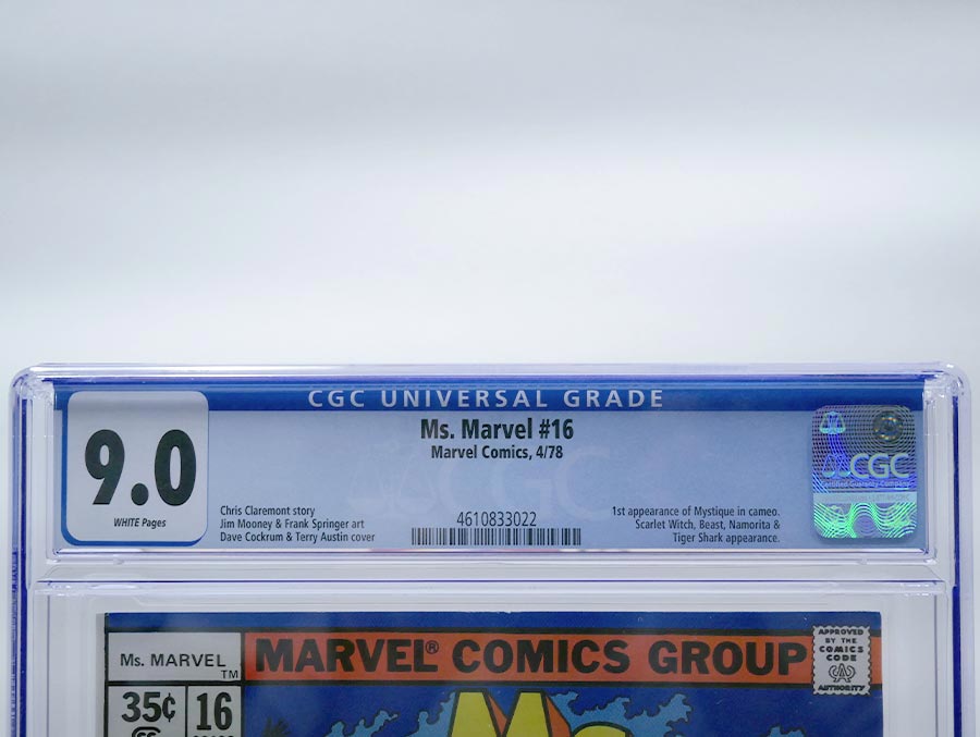 Ms Marvel #16 Cover C CGC 9.0