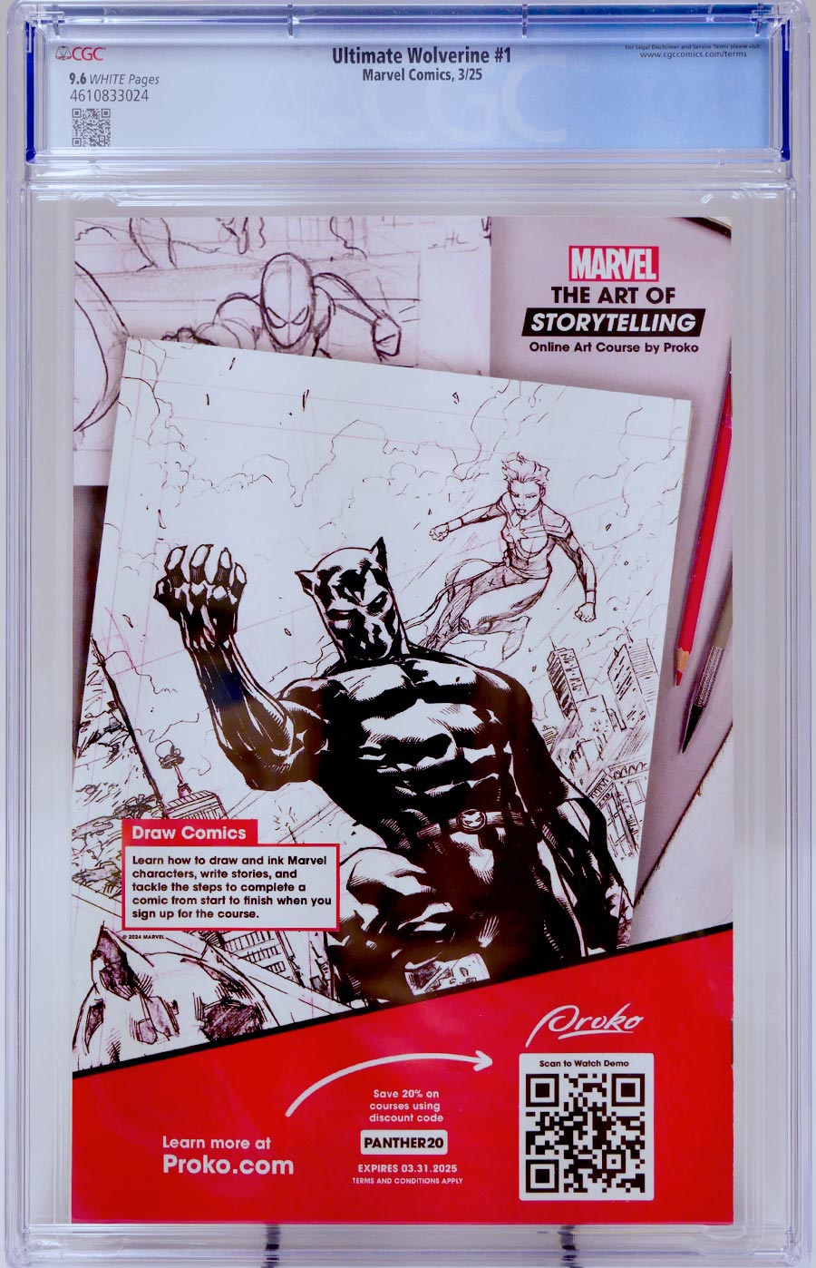 Ultimate Wolverine #1 Cover O Regular Alessandro Cappuccio Cover CGC 9.6