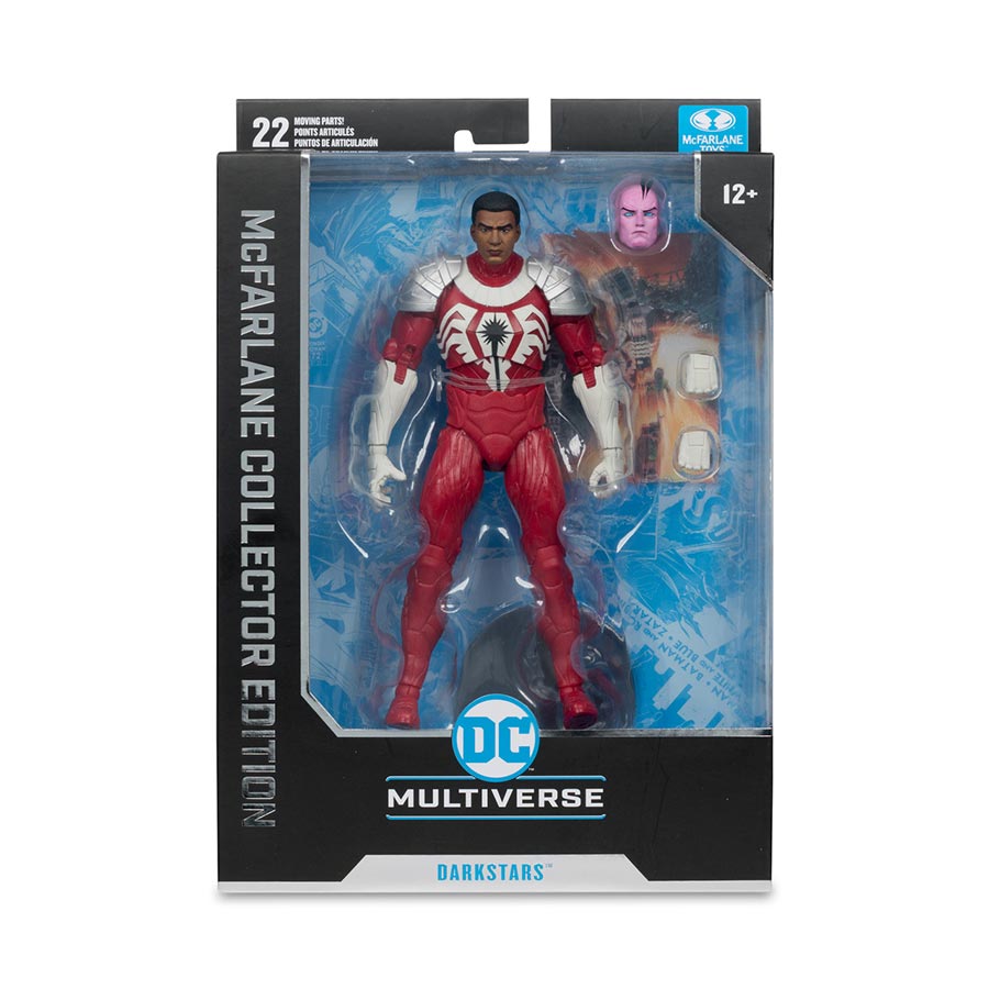 DC McFarlane Collector Edition Wave 12 Darkstars Platinum Editon Chase 7-Inch Scale Action Figure