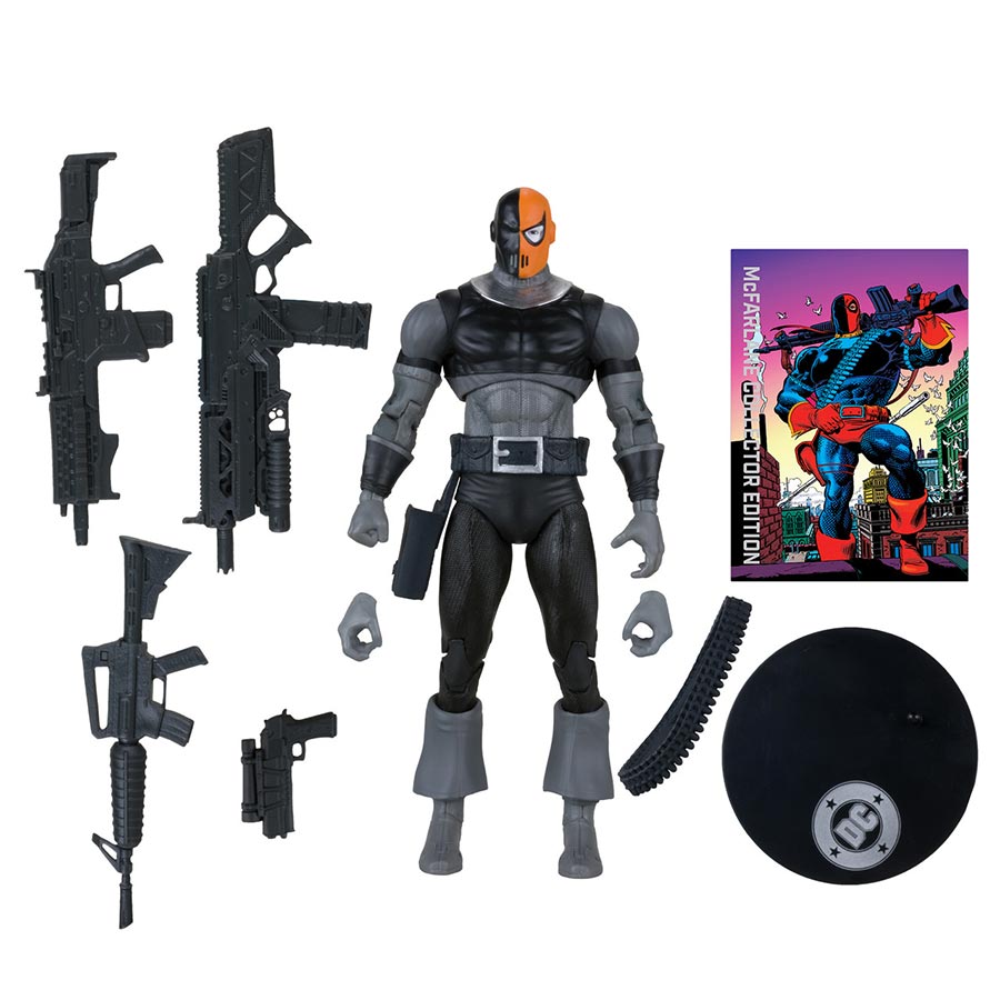 DC McFarlane Collector Edition Wave 12 Deathstroke Platinum Edition Chase 7-Inch Scale Action Figure