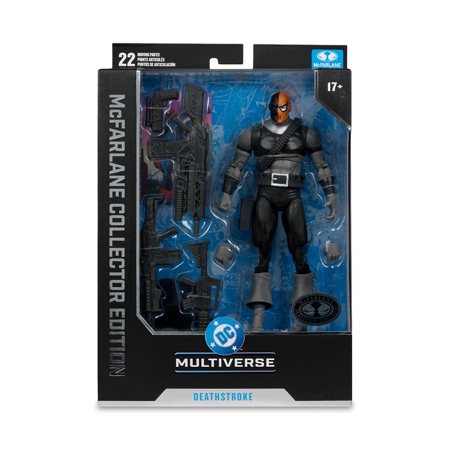 DC McFarlane Collector Edition Wave 12 Deathstroke Platinum Edition Chase 7-Inch Scale Action Figure