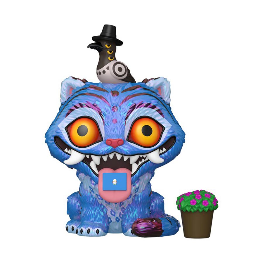 POP Animation KPop Demon Hunters Derpy Cat With Sussie Glow-In-The-Dark Vinyl Figure